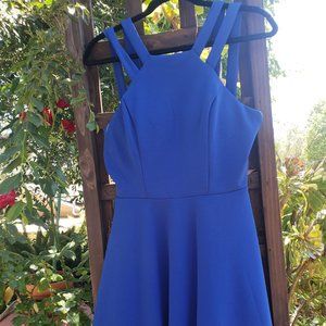 Royal Blue Skater dress